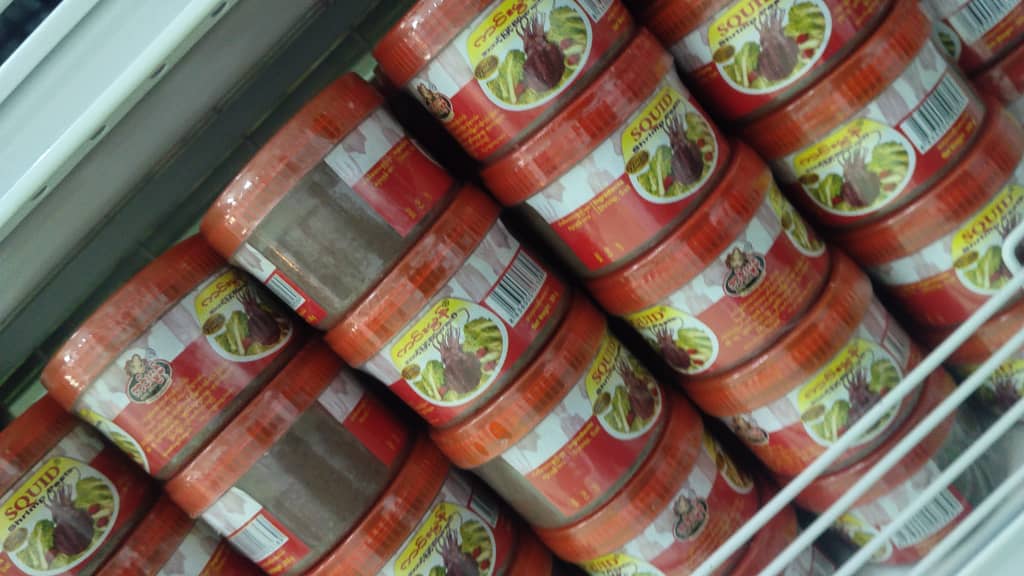 YUZANA Premium Seafood Squid Fish Paste Container
